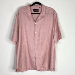 All Saints Pink Casual Button Down Shirt